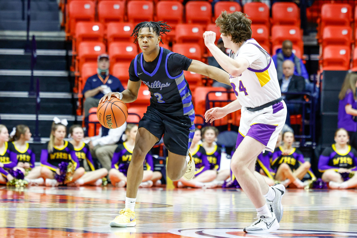 Phillips Academy Williamsville Illinois boys basketball March 7 2024 Nate Latsch 26506